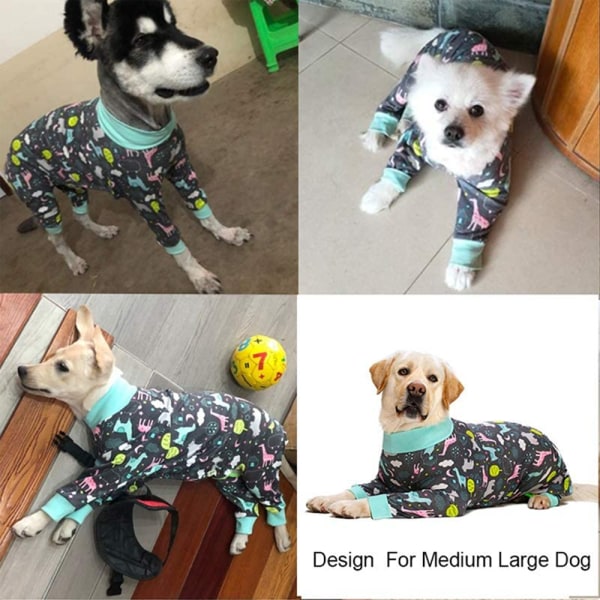Koiran pyjamahaalari, kevyet koiran Pjs-vaatteet, paita suurille koirille  leikkauksen jälkeen-26 ec0e | Fyndiq
