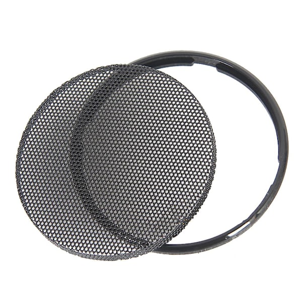 1/2/3/4/5/6 tuuman musta auton kaiutinritiläverkko mesh sarvi cover ympyräkotelo verkko tee itse - koristetarvikkeet 1inch