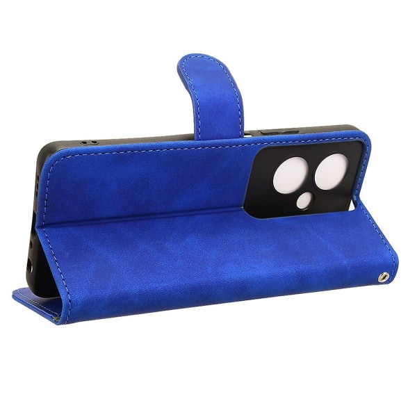 Til Oppo A79 5g / A2 5g Case Stand Wallet Phone Lædercover Blue
