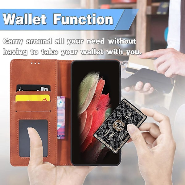 Kompatibel med Ulefone Armor 8 Case, Folio Cover Magnetic Wallet Case För Ulefone Armor 8 C1