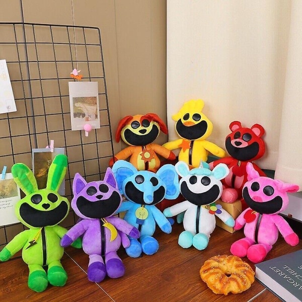 Smiling Critters Catnap plys, udstoppede dyreplys legetøj julefødselsdagsgaver H
