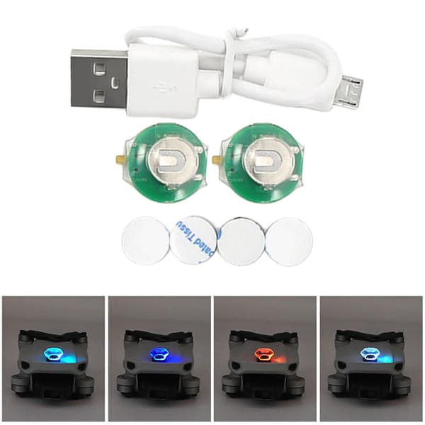 Drone Night Flying Led Advarselslys Blinkende Lys Til Dji Mavic Mini 2 2stk White