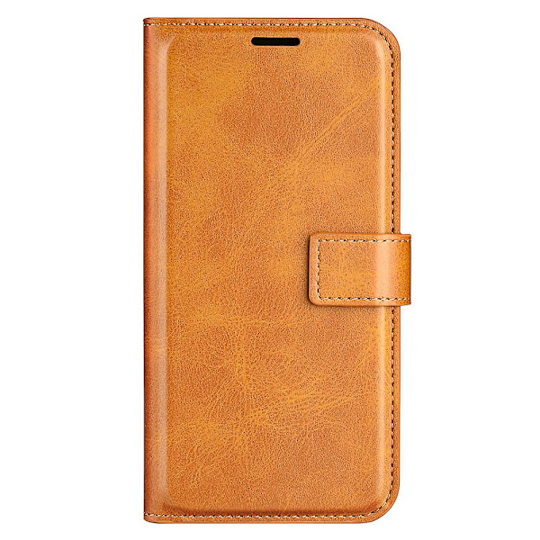 Til Motorola Moto G24 4G magnetisk telefontaske PU Læder Pung Style Cover Yellow