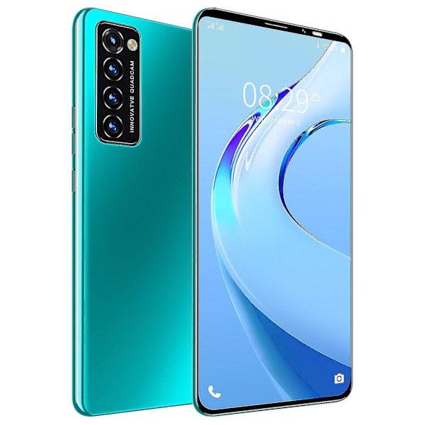 Uudet R6 Arrival 5g-älypuhelimet 12ab Ram+512gb Rom Android 10.1 Os 80mp Quad Camera 5.8" tuumaa 4k Fhd+ Grenn