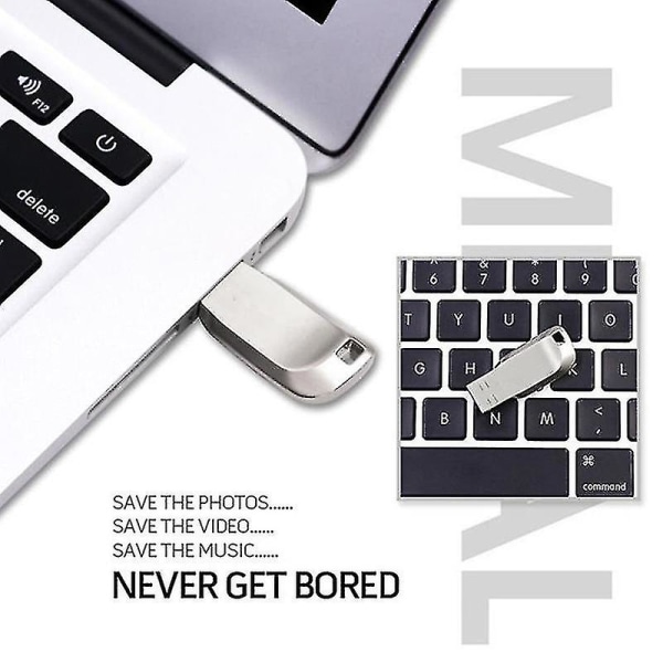 U Disk , USB 3.0 Flash Drive Pendrive High-speed Data Memory Storage Flash Disk Stick Silver 2TB
