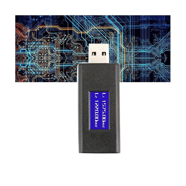 USB gps-signaalin ilmaisin USB flash-ohjain Ei GPS-paikannus GPS-tunnistin Black