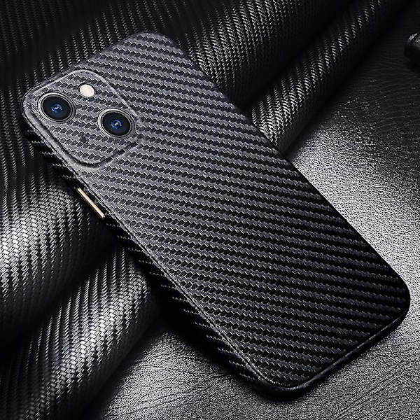 Cover i kolfiber till Iphone 13 Mini Black