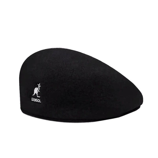 Mænd Kvinder Kasketter Kænguru Baret Artist Beanie Hat black L(58-60CM)