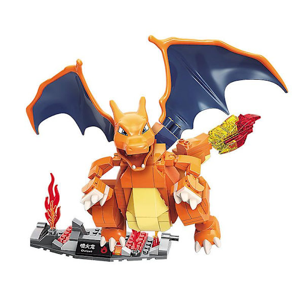 Byggeklodser Pikachu Charmander Legetøj Anime Børn Model Gaveblokke Blastoise