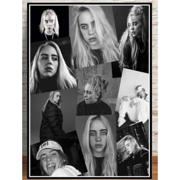 Pussel 300/500/1000 bitar Trämontering Bild Billie Eilish Affisch Vuxna Spel Educati 300 Pieces