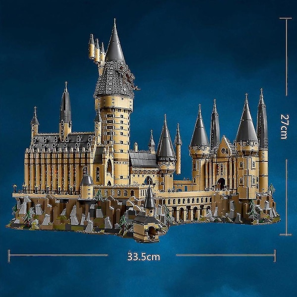 Harry Potter Magic Castle Building Model Gave Pædagogisk samlelegetøj