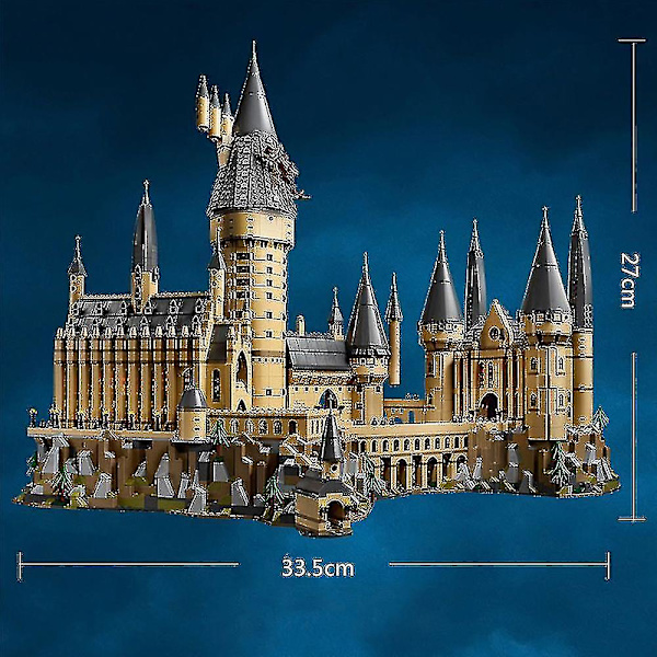 Harry Potter Magisk Slot Byggemodel Gave Uddannelsesmæssige Samle Legetøj