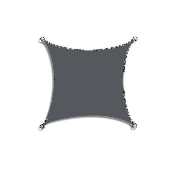 2 X 4 meter vattentät solskyddssegel utomhusmarkiser för trädgårdssegel Pool Partio solskydd Dark Gray