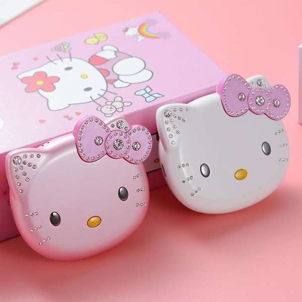 K688 Matkapuhelin Monitoiminen Dual Card Dual Standby Suloinen sarjakuva Hello-Kitty lasten näppäimistöpuhelin tytöille Pink
