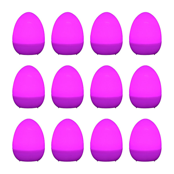 12 påskljusprydnader påskhängande ägg påskgransprydnader för påskdekor eierfarben ostern HT