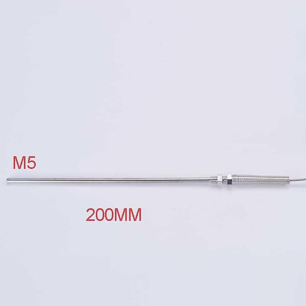 K-typ termoelement rostfritt stål sond termoelement 100 mm 200 mm 2 m Kabel Trådlängd, termoelement 0~400c temperatursensor 150MM probe