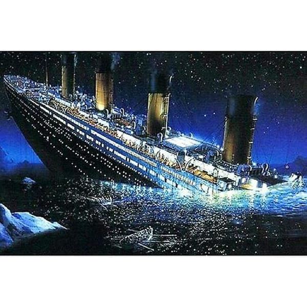 300-osainen palapeli aikuisille: palapelit / Uponnut Titanic / Brain Challenge -palapeli lapsille, opetuspeli 300 Pieces