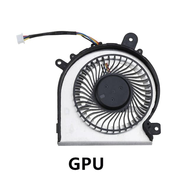 Højkvalitets Cpu Gpu blæser Cpu køler til Msi Katana Gf66 Pulse Gl66 Cpu Holdbar metal Cpu blæser stille blæser radiatorer CPU fan