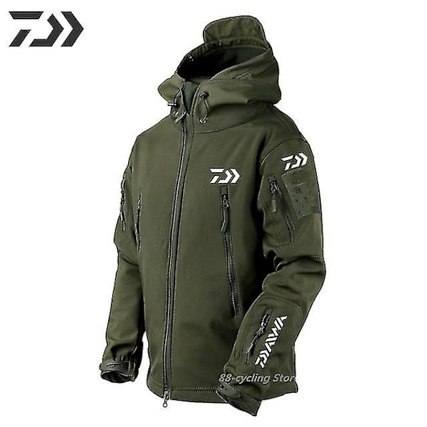 Herre taktisk vindtæt vandtæt jakke Special Forces Soft Shell fiskedragt Herre Army Combat Bukser Herre fiskejakker 4xL Jackets 06