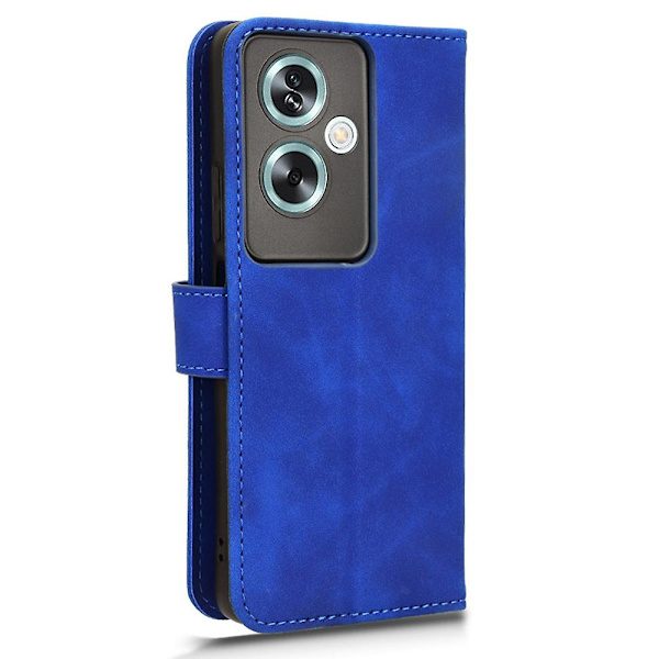 Til Oppo A79 5g / A2 5g Case Stand Wallet Phone Lædercover Blue