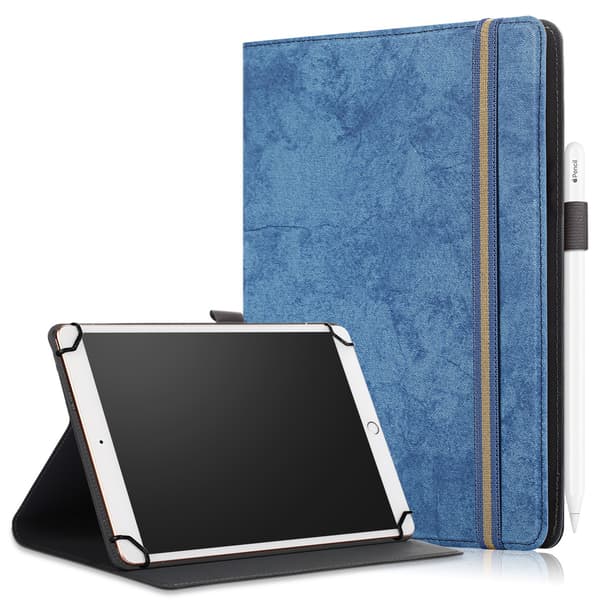 SAM Galaxy 10-11 tommer Tablet Cover, Flip Cover, Mørkeblå