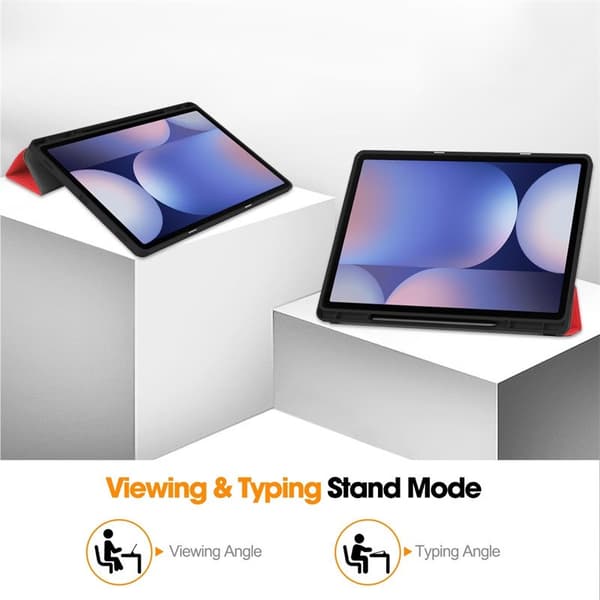 SAM Tab S10 Ultra 2025, Tablet-kotelo kynäpaikalla (harmaa)