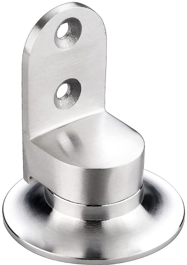 2 stk. Solid Støpt Sus304 Rustfritt Stål Gulvmontert Sterk Magnetisk Dørstopper