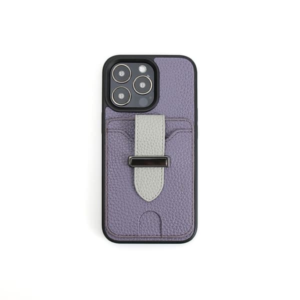 iPhone 11 Pro Kort Etui med Håndledsrem og Støttefod (Lilla)