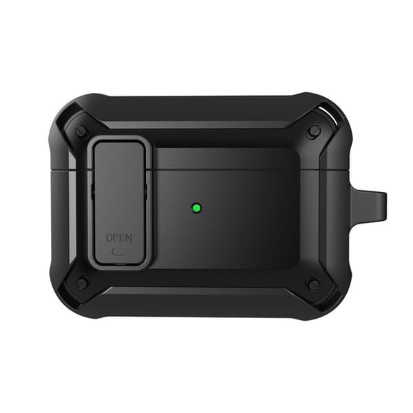 iPhone AirPods 4, høretelefonetui, PC-etui, sort