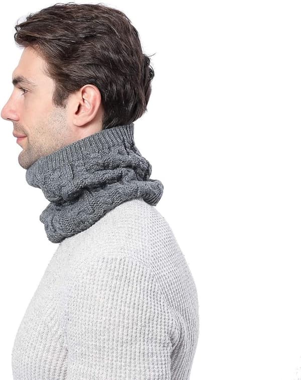 Vinter Halsvarmer - Varm Halsvarmer - Unisex - Mørk Grå
