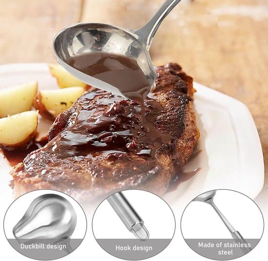 2 sovs-/sauceskeer - med tud - rustfrit stål - 26,8 cm