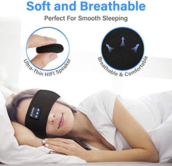 Søvnhodetelefoner Bluetooth Søvnhodetelefoner Hodebånd Sleepphones