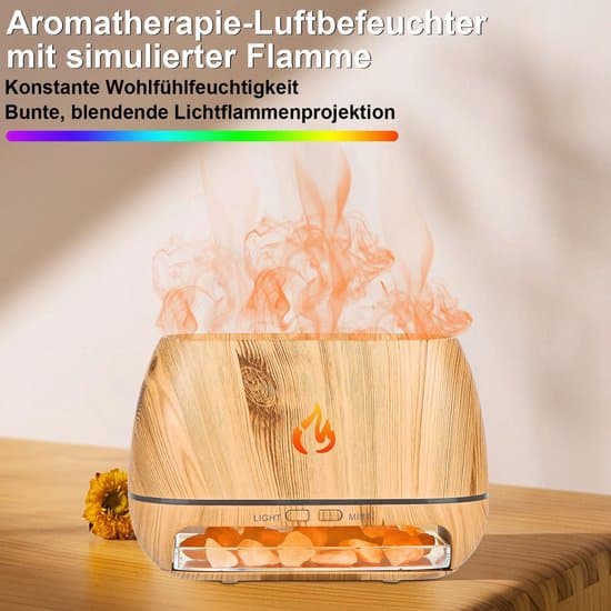 2-i-1 Duftspreder og Luftfugter - 200 ml - 7 LED-farver