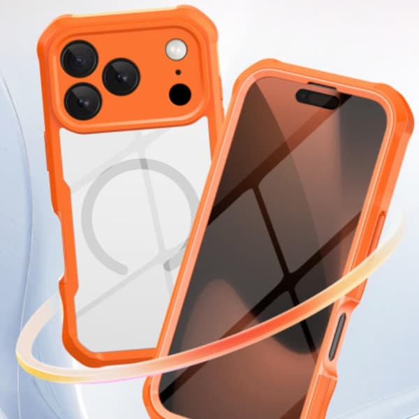 iPhone 17 Pro telefondeksel, støtsikkert deksel, grå