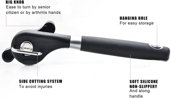 Sikkerhetsboksåpner, ergonomisk og sklisikker design