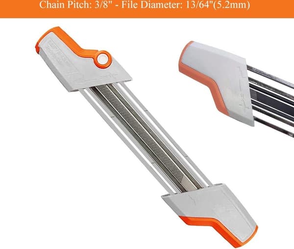 4 mm viila - Moottorisahan teroitin - 2-in-1 viila - Ketjun teroitin