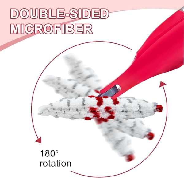 3-pak - Mikrofiber moppe udskiftningsklude - Egnet til Vileda 1-2 Spray MAX/o-cedar ProMist Max