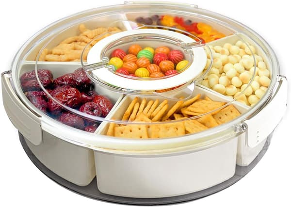 Grøntsagsskål - Snackbeholder - Rund snackskål