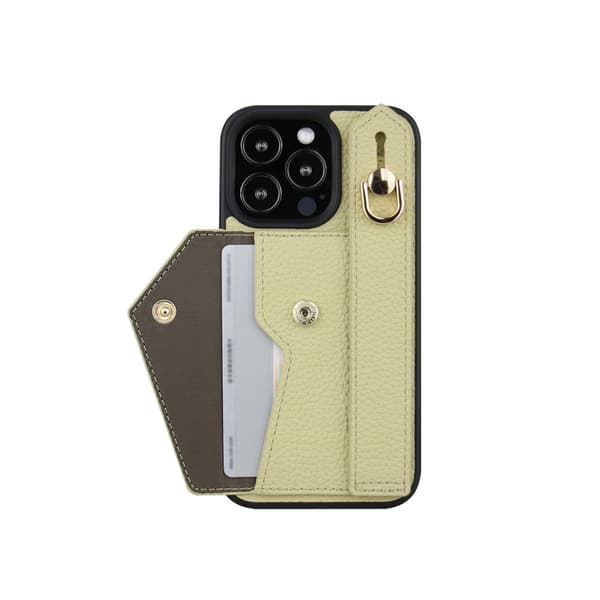 iPhone 14 Plus, rannekekotelo, korttikotelot (mintunvihreä)