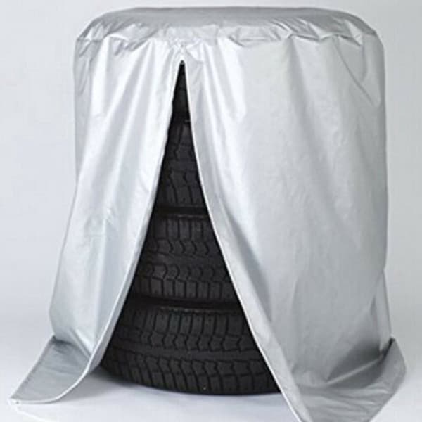 Deksel for dekkstøv - dekkpose for oppbevaring - sølv - 73*110 cm