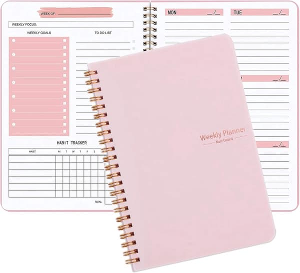 Ugeplanlægger - A5 To-Do Liste - 21*14,5*0,8 cm