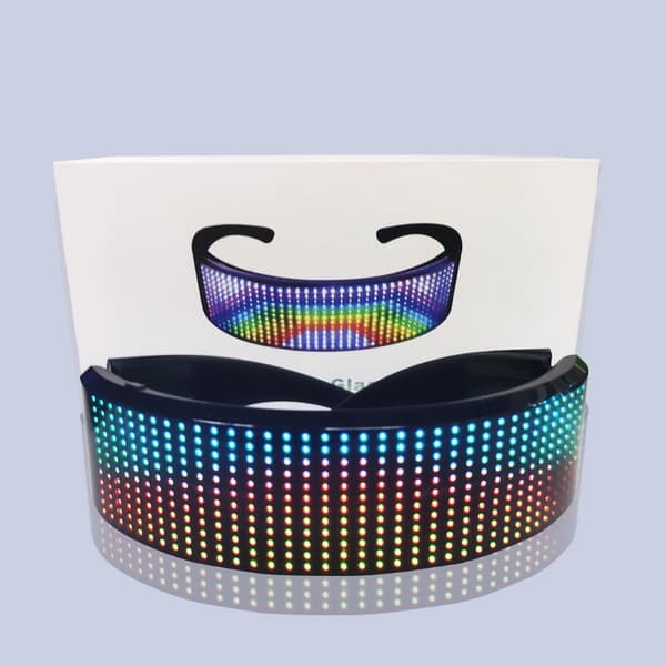 LED briller, justerbare Bluetooth lysende briller, rollespilsfest lysende briller