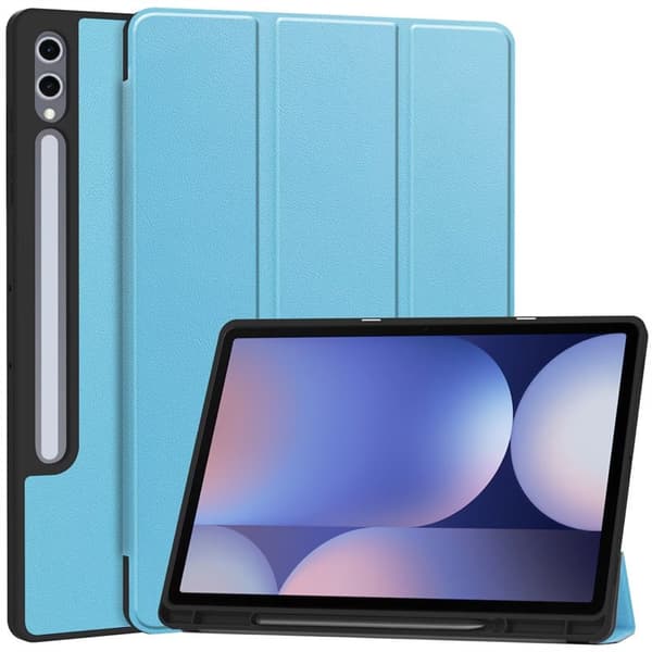 SAM Tab S10 Plus, nettbrettveske med pennholder (lyseblå)