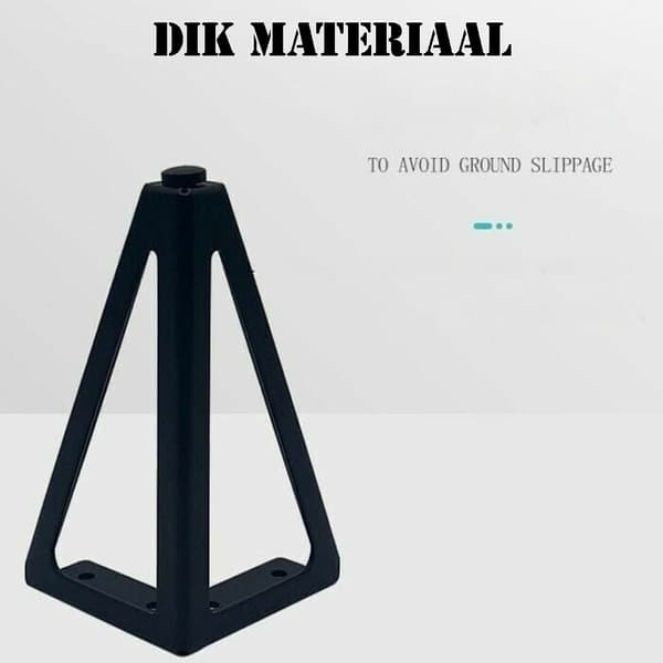 4 sorte udskiftnings møbelben i metal, 15 cm hver, egnet til møbler, skabe, sofaer og andre møbelben. (15 cm, lys sort)