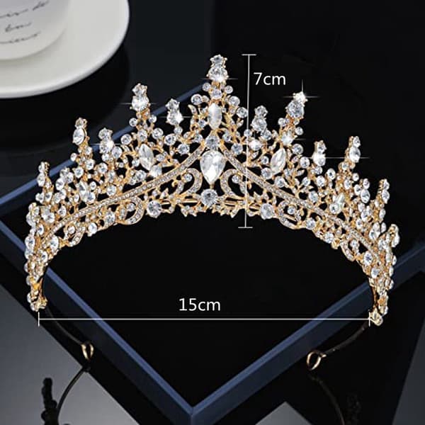 Guld diadem - elegant och hållbart - lämpligt för alla tillfällen