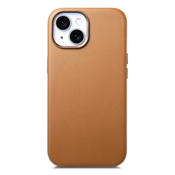 iPhone 14/13 Puhelinkotelo, Pudotussuoja, Ruskea