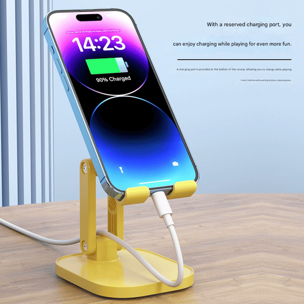 Justerbart, foldbart telefonstativ, bordtelefonstativ, kreativt multifunktionelt tablet-telefonstativ, K68 sort