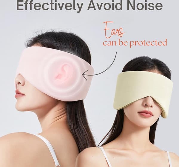 Kaksipuolinen unimaski - matka unimaski - 66x12 cm (harmaa)