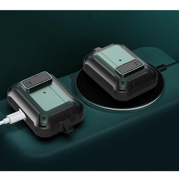 iPhone AirPods 1./2. generation, høretelefonetui, PC-etui, sort