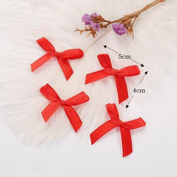100 presentrosetter, små bandrosetter, DIY handgjorda